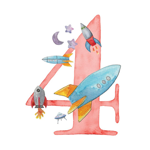 Age 4 Space Rockets