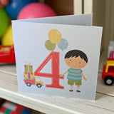Age 4 Birthday Boy