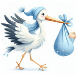 Baby Boy Stork