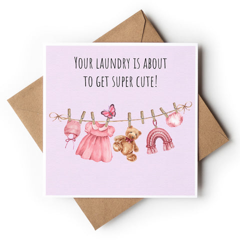Baby Girl - Cute Laundry