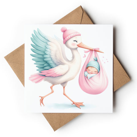 Baby Girl Stork