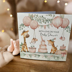 Baby Shower - Giraffes With Cake