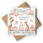 Baby Shower - Giraffes With Cake