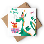Birthday Dragon With Presents
