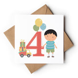 Age 4 Birthday Boy