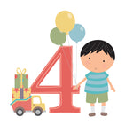 Age 4 Birthday Boy