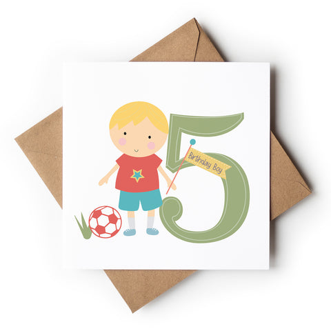 Age 5 Birthday Boy
