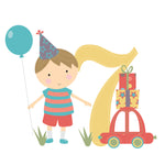Age 7 Birthday Boy
