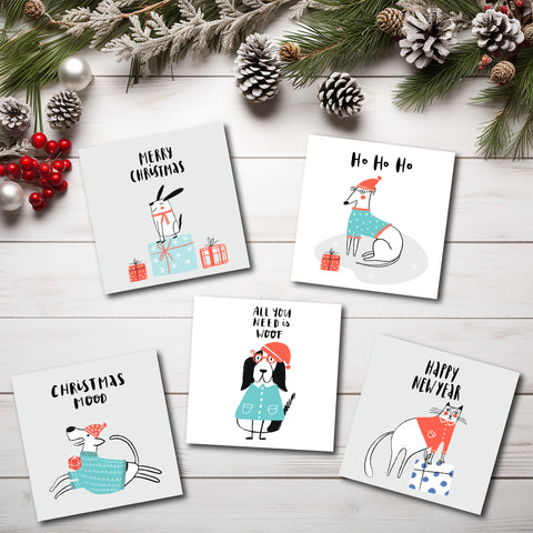 Dogs And Cats Christmas Collection Box Set