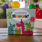 Colourful Birthday Dinosaurs
