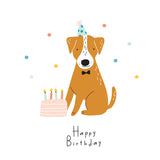 Dog With Birthday Cake