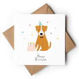 Dog With Birthday Cake