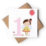 Age 1 Birthday Girl