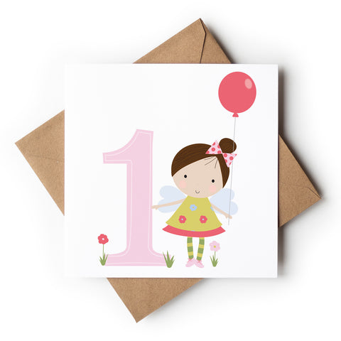 Age 1 Birthday Girl