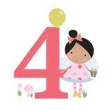 Age 4 Birthday Girl