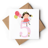 Age 5th Birthday Girl