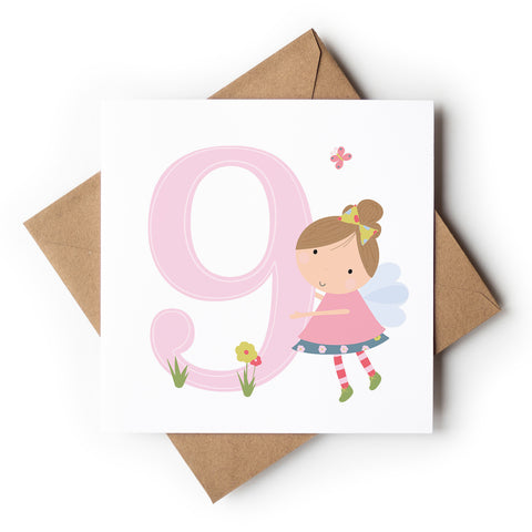 Age 9 Birthday Girl