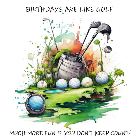 Golf Birthday
