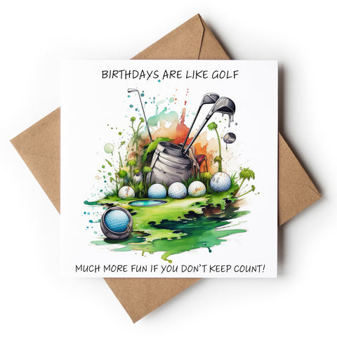 Golf Birthday