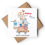 Happy Birthday Adventure Animals