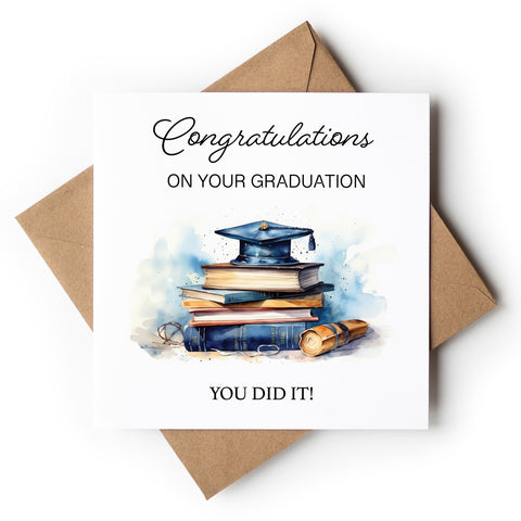Hat, Books and Scroll