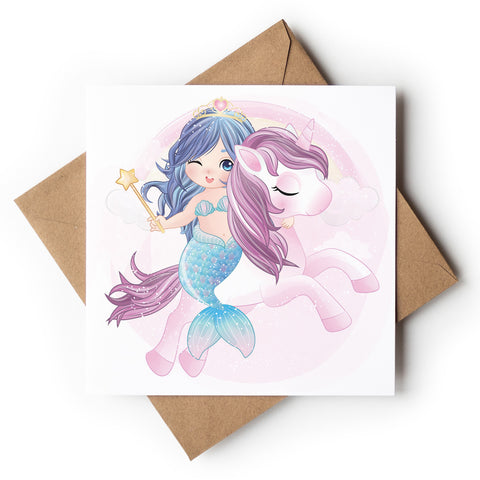 Mermaid With Unicorn