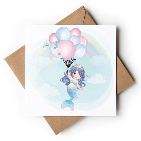 Mermaid With Balloons