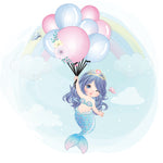 Mermaid With Balloons