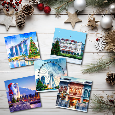 Singapore Themed Christmas Collection Box Set (Colour)