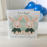 Twin Bunnies - Boys