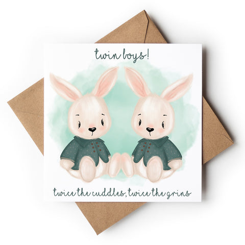Twin Bunnies - Boys