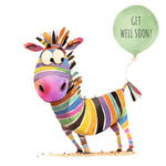 Zebra Get Well Soon