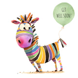 Zebra Get Well Soon