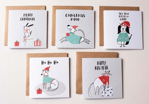 Dogs And Cats Christmas Collection Box Set