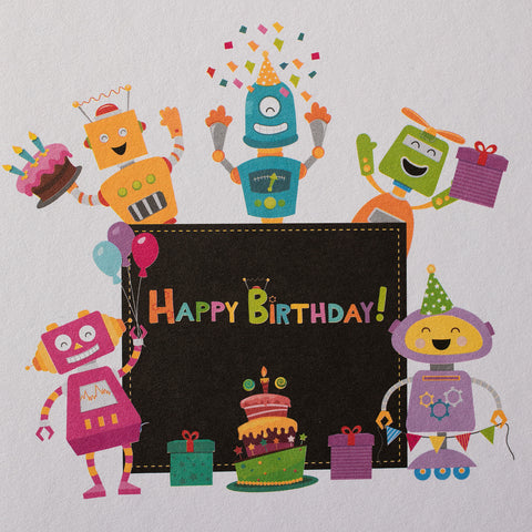 Colourful Party Robots