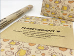 Let's Have a Beer - Recycled Kraft Wrapping Paper Sheet